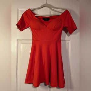 Nasty gal Orange reddish short dress